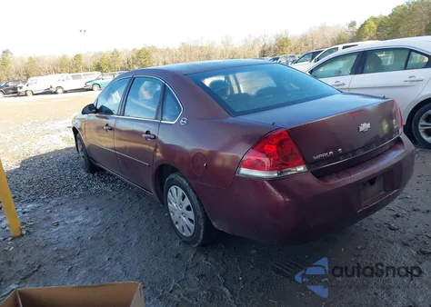 2007 Chevrolet Impala Ls z USA, uszkodzony, nr VIN 2G1WB55K279156870